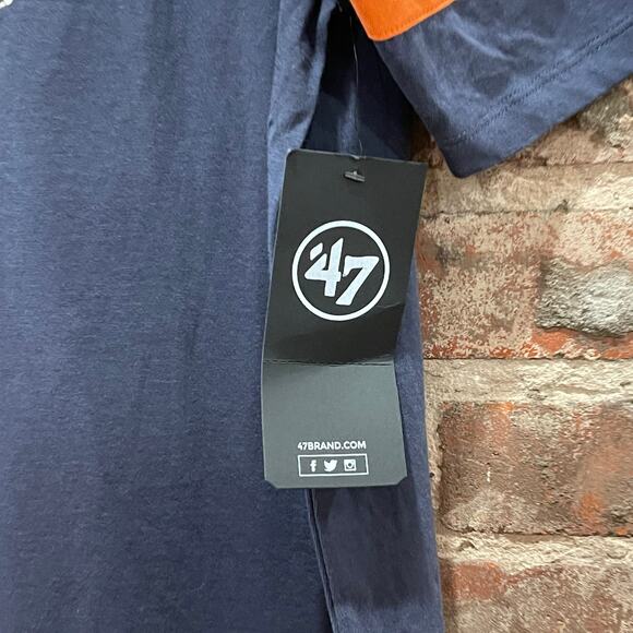 NEW 47 Brand Chicago Bears Shirt Retro Size Large - Picture 2 of 5